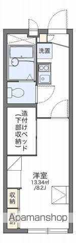 レオパレスサンフォレストⅡ(1K/1階)の間取り写真