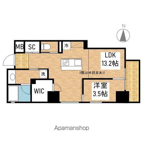 レジデンスT・L新栄(1LDK/4階)の間取り写真