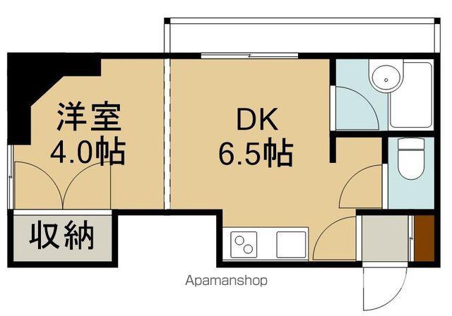 ハイツワン(1DK/2階)の間取り写真