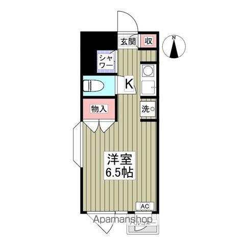 エスペランサ(ワンルーム/3階)の間取り写真