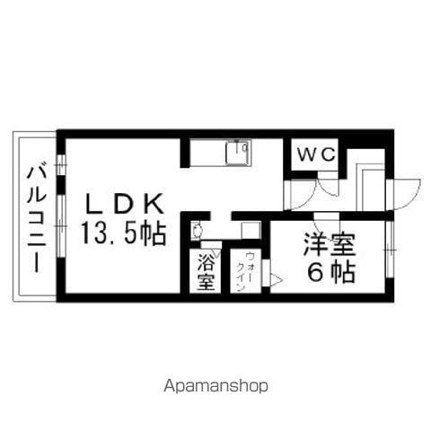 プレミエ・ステラ(1LDK/3階)の間取り写真