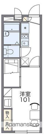 レオパレスHSB見沼(1K/2階)の間取り写真