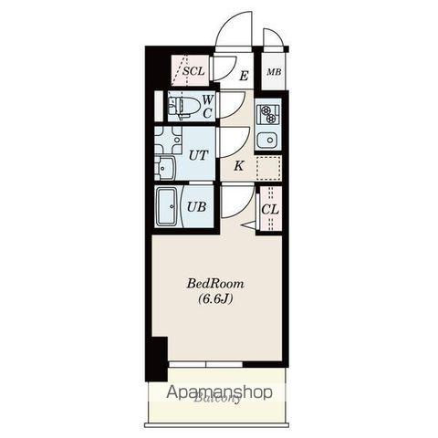 S-RESIDENCE上前津サウス(1K/14階)の間取り写真