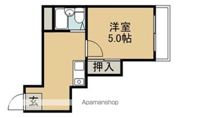 ハイツ2丁目2番地(1K/2階)の間取り写真
