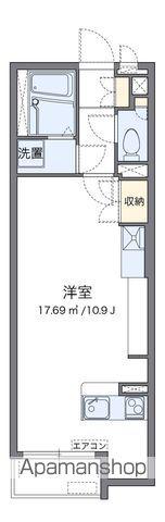 ミランダヒルズ上大岡(ワンルーム/1階)の間取り写真