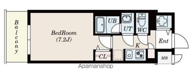 エス・キュート丸の内S-RESIDENCE丸の内駅前ノース(1K/10階)の間取り写真