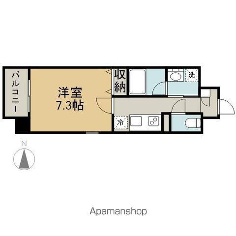 MX-IV(1K/5階)の間取り写真