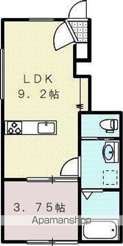 LUMIELE仏生山(1LDK/1階)の間取り写真