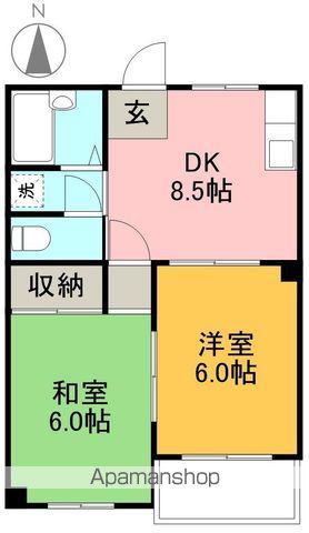 NTハイツ(2DK/2階)の間取り写真