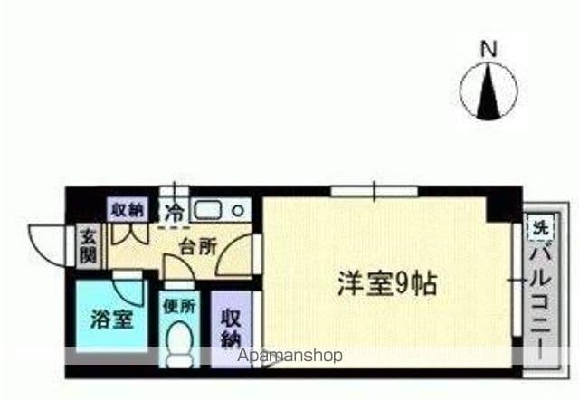 メルベーユ・アルテナ(1K/2階)の間取り写真