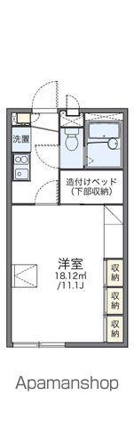 レオパレス伊万里リバーサイドB(1K/1階)の間取り写真