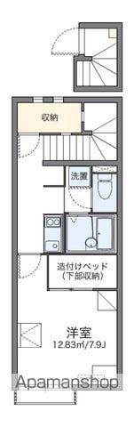 レオネクスト翼Ⅱ(1K/2階)の間取り写真