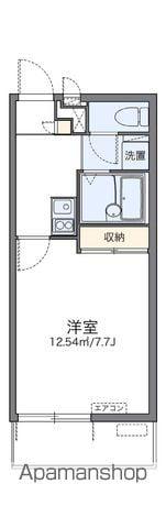 レオパレスグランディールK(1K/3階)の間取り写真