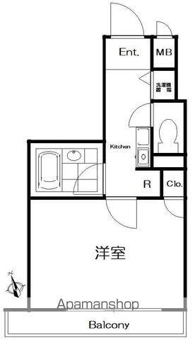 プレール御茶ノ水(1K/6階)の間取り写真