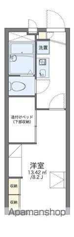 レオパレスふれんず(1K/1階)の間取り写真