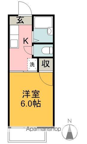 アスリート柊(1K/1階)の間取り写真