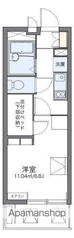 レオパレス西志賀(1K/2階)の間取り写真