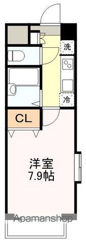 サンヴァーリオ小松島(1K/6階)の間取り写真