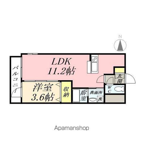 AXⅠS今(1LDK/6階)の間取り写真