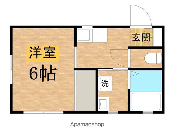 ハイツ ノア(1K/1階)の間取り写真