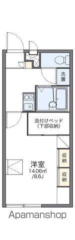 レオパレス十三(1K/2階)の間取り写真