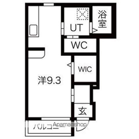 BOA SORTE(1K/1階)の間取り写真