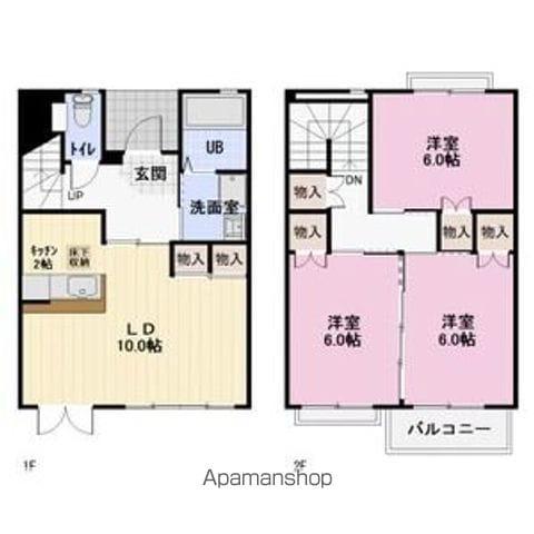 フリージア羽島(3LDK)の間取り写真