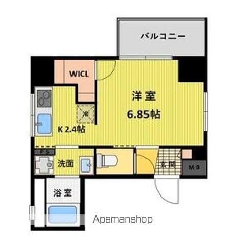 CASA AVENUE IKESHITA(ワンルーム/7階)の間取り写真