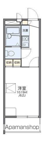 レオパレス通町(1K/3階)の間取り写真