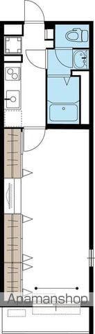リブリ・花車(1K/1階)の間取り写真