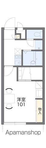 レオパレスM&M(1K/1階)の間取り写真