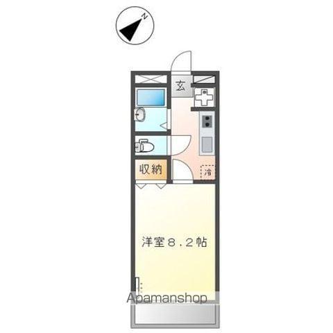 サンライズ21(1K/2階)の間取り写真