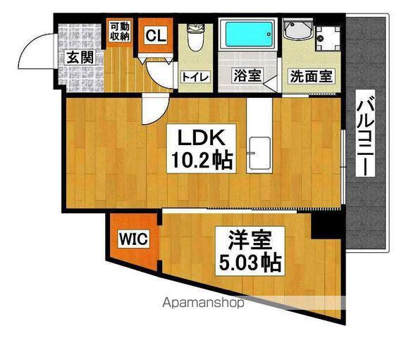 プロスピリティー堺東(1LDK/3階)の間取り写真