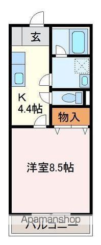 AVANCE OJI(1K/4階)の間取り写真