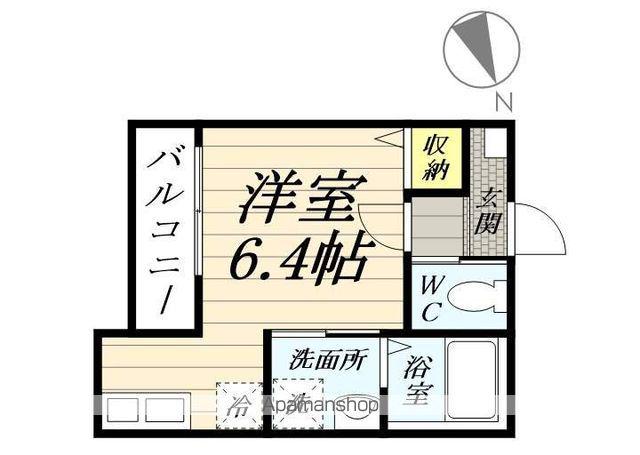 MINERUMO TSURUMI(ワンルーム/1階)の間取り写真