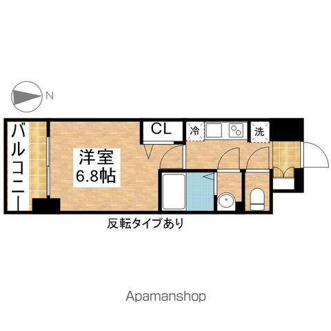 プレサンス上前津エレスタ(1K/11階)の間取り写真