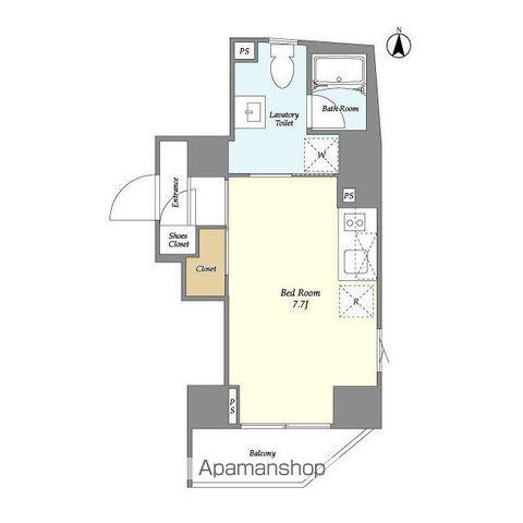 THE COTEAU SHIN-NAKANO(ワンルーム/3階)の間取り写真