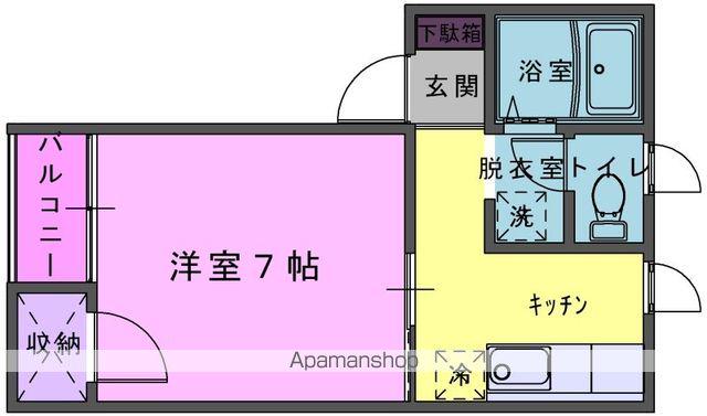 ノーヴァ(1K/2階)の間取り写真