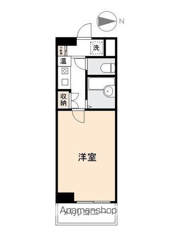 マリオン屋島東(1K/2階)の間取り写真