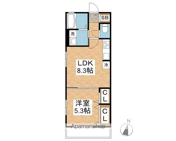 ハイム ボナール(1LDK/1階)の間取り写真