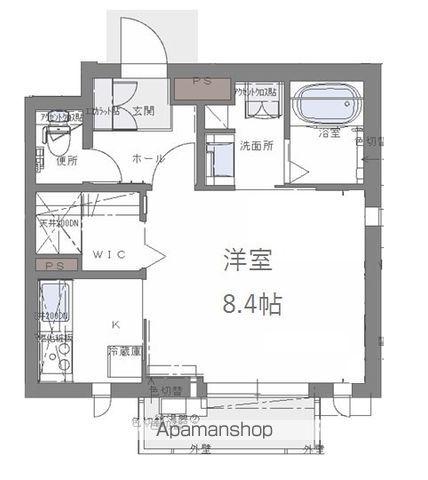 リアル銭座町(1K/3階)の間取り写真