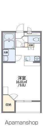 レオパレスYK STYLE(1K/1階)の間取り写真