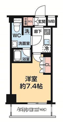 セジョリ墨田イーストⅡ(1K/2階)の間取り写真