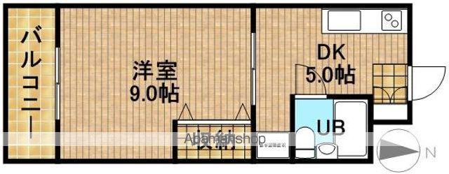 ボンセジュールナガイ(1K/2階)の間取り写真