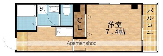 IF都島(1K/5階)の間取り写真