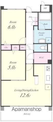 セディアヴィラージュ(2LDK/3階)の間取り写真