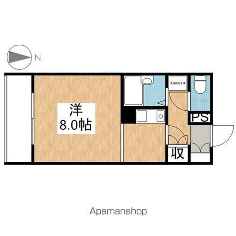 メゾンエステール(ワンルーム/3階)の間取り写真