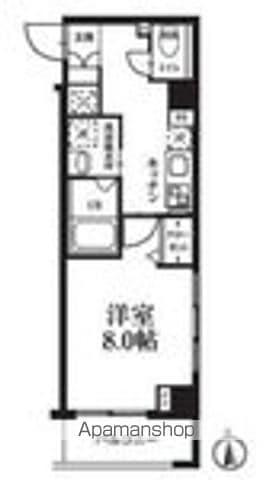 TSGARDEN高円寺(1K/3階)の間取り写真