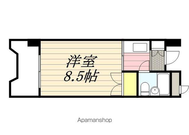 メゾンベルシャンブル(1K/1階)の間取り写真