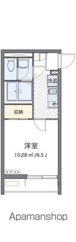 クレイノ栄秋(1K/2階)の間取り写真